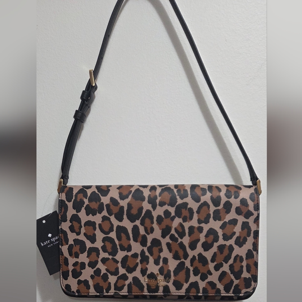 Kate Spade Cheetah Print Shoulder Bag New With Tags